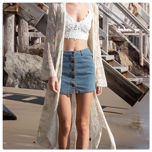 POL Waves of Color Beach Side Duster Cardigan - Picture 11 of 15